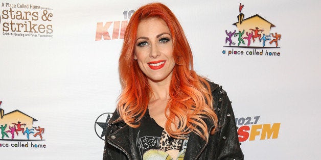 STUDIO CITY, CA - MARCH 19: Singer Bonnie McKee attends the 8th Annual Stars & Strikes Celebrity Bowling & Poker Tournament at PINZ Bowling & Entertainment Center on March 19, 2014 in Studio City, California. (Photo by Imeh Akpanudosen/Getty Images)