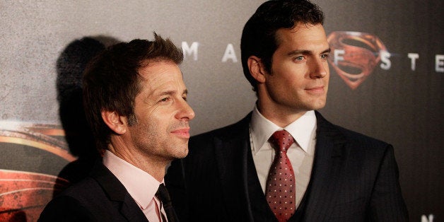 SYDNEY, AUSTRALIA - JUNE 24: Zack Snyder and Henry Cavill arrives at the 'Man Of Steel' Australian premiere on June 24, 2013 in Sydney, Australia. (Photo by Brendon Thorne/Getty Images)