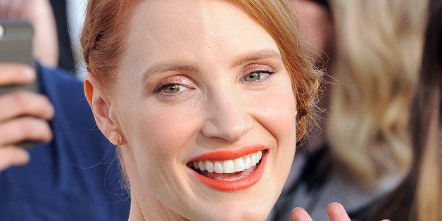 SANTA MONICA, CA - JANUARY 16: Actress Jessica Chastain arrives at the 19th Annual Critics' Choice Movie Awards at Barker Hangar on January 16, 2014 in Santa Monica, California. (Photo by C Flanigan/Getty Images)