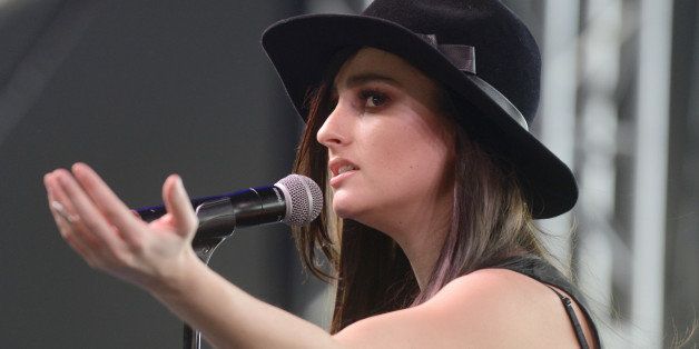 INDIO, CA - APRIL 12: Jillian Banks aka Banks performs as part of the Coachella Valley Music and Arts Festival at The Empire Polo Club on April 12, 2014 in Indio, California. (Photo by Tim Mosenfelder/WireImage)