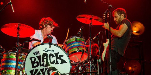QUEBEC CITY, QC - JULY 06: Patrick Carney (L) and Dan Auerbach of The Black Keys perform during the Quebec Festival D'ete on July 6, 2013 in Quebec City, Canada. (Photo by Scott Legato/Getty Images)