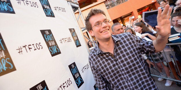 MIAMI, FL - MAY 06: John Green attends the The Fault In Our Stars Miami Fan Event at Dolphin Mall on May 6, 2014 in Miami, Florida. (Photo by Gustavo Caballero/Getty Images for Allied-THA)