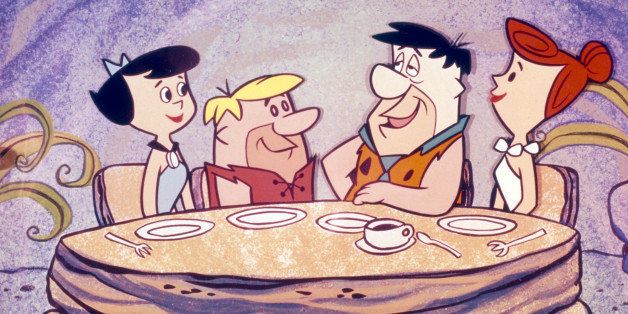 UNITED STATES - SEPTEMBER 30: THE FLINTSTONES - 9/30/60-4/1/66, Betty Rubble, Barney Rubble, Fred Flintstone, Wilma Flintstone , (Photo by ABC Photo Archives/ABC via Getty Images)