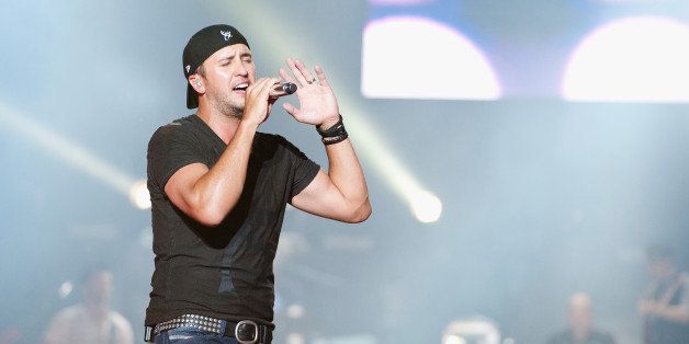 BATON ROUGE, LA - MAY 24: Luke Bryan performs during 2014 Bayou Country Superfest at LSU Tiger Stadium on May 24, 2014 in Baton Rouge, Louisiana. (Photo by Erika Goldring/Getty Images)