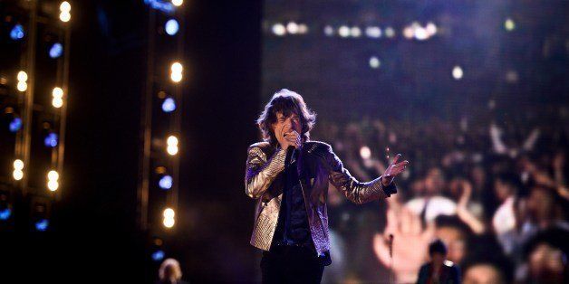 Lead singer of British band Rolling Stones, Mick Jagger, performs at the Rock in Rio Lisboa music festival at Bela Vista Park in Lisbon on May 29, 2014. Rock in Rio runs from May 25 to June 1, 2014. AFP PHOTO / PATRICIA DE MELO MOREIRA (Photo credit should read PATRICIA DE MELO MOREIRA/AFP/Getty Images)