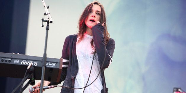 BARCELONA, SPAIN - MAY 29: Theresa Wayman of Warpaint performs on stage during the second day of Primavera Sound 2014 at Parc Del Forum on May 29, 2014 in Barcelona, Spain. (Photo by Burak Cingi/Redferns via Getty Images)