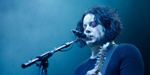 UNIVERSAL CITY, CA - DECEMBER 09: Musician Jack White performs onstage at the 23rd Annual KROQ Almost Acoustic Christmas at Gibson Amphitheatre on December 9, 2012 in Universal City, California. (Photo by Imeh Akpanudosen/Getty Images)