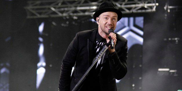 RABAT, MOROCCO - MAY 31: American singer Justin Timberlake gives a concert as part of 13th Mawazine Music Festival in Rabat, Morocco on 31 May, 2014. 13th Mawazine Music Festival starts with the particapation of many artists from the different countries of the world. (Photo by Mustapha Houbais/Anadolu Agency/Getty Images)