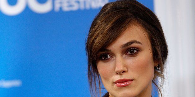 TORONTO, ON - SEPTEMBER 07: Actress Kiera Knightley speaks at the 'The Dutchess' press conference during the 2008 Toronto International Film Festival held at the Sutton Place Hotel on September 7, 2008 in Toronto, Canada. (Photo by Malcolm Taylor/Getty Images)