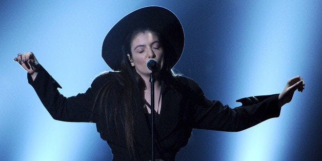 Lorde performs on stage at the Billboard Music Awards at the MGM Grand Garden Arena on Sunday, May 18, 2014, in Las Vegas. (Photo by Chris Pizzello/Invision/AP)