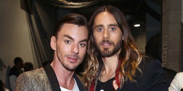LOS ANGELES, CA - JANUARY 26: Musician Shannon Leto (L) and actor-singer Jared Leto of Thirty Seconds to Mars attend the 56th GRAMMY Awards at Staples Center on January 26, 2014 in Los Angeles, California. (Photo by Christopher Polk/Getty Images)