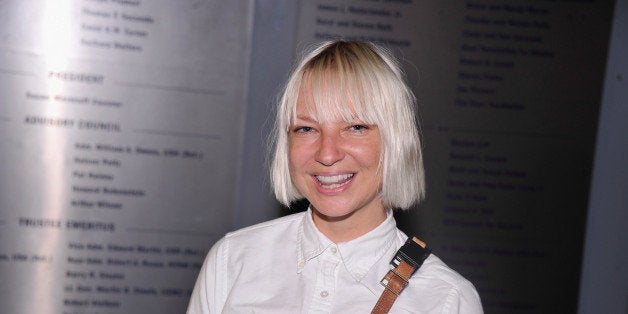 NEW YORK, NY - SEPTEMBER 07: Singer Sia Furler attends the Showtime and Time Warner Cable hosted premiere screening and rece
