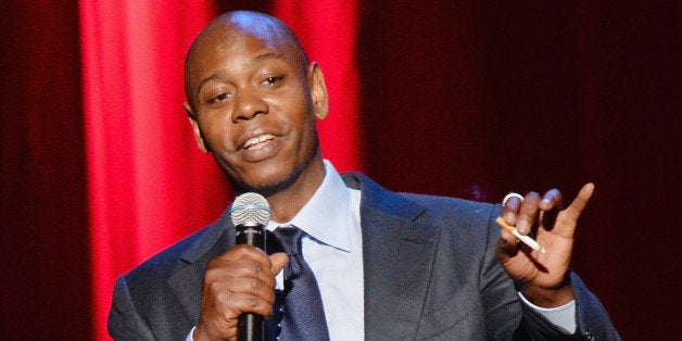 NEW YORK, NY - JUNE 19: Comedian/actor Dave Chappelle performs at Radio City Music Hall on June 19, 2014 in New York City.