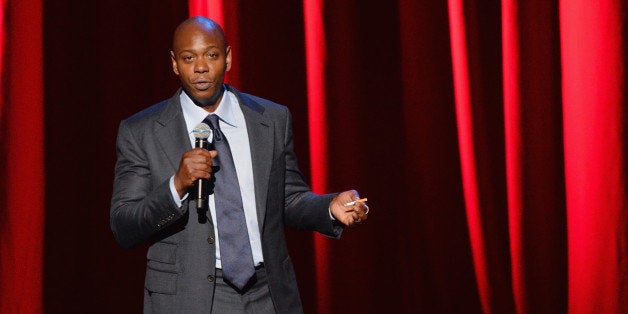NEW YORK, NY - JUNE 19: Comedian/actor Dave Chappelle performs at Radio City Music Hall on June 19, 2014 in New York City.