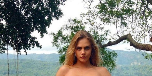 Beach Babe Naked Selfies - Cara Delevingne Poses Nude In NSFW Instagram | HuffPost