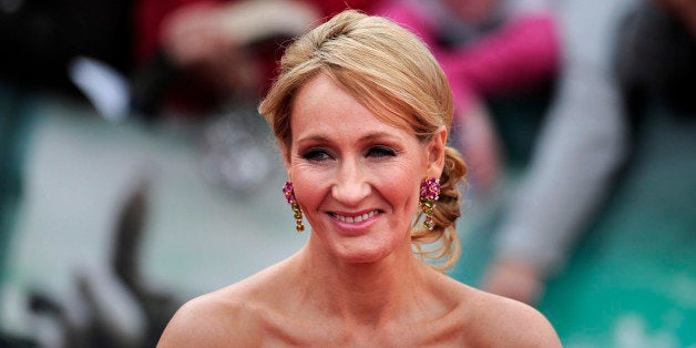 Harry Potter author J.K Rowling attends the world premiere of Harry Potter and the Deathly Hallows - Part 2 in central London on July 7, 2011. Thousands of Harry Potter fanatics screamed for the stars of the epic movie series as they hit the London red carpet for the final film's world premiere. AFP PHOTO / CARL COURT (Photo credit should read CARL COURT/AFP/Getty Images)