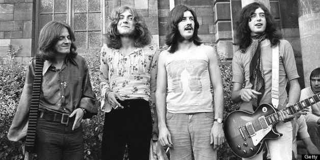 Led Zeppelin, 1969 Bath Festival (John Paul Jones, Robert Plant, John Bonham, Jimmy Page) at the Music File Photos 1960's in Various Cities, (Photo by Chris Walter/WireImage)