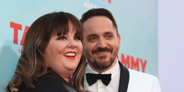 HOLLYWOOD, CA - JUNE 30: Filmmakers Melissa McCarthy and Ben Falcone attend the 'Tammy' Los Angeles premiere at TCL Chinese