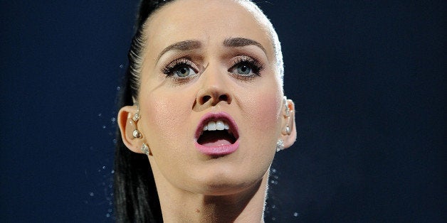 GLASGOW, SCOTLAND - MAY 25: Katy Perry performs live at Radio 1's Big Weekend at Glasgow Green on May 25, 2014 in Glasgow,