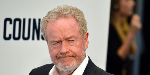 British director Ridley Scott arrives for the premier of his latest film 'The Counsilor' in London on October 3, 2013. AFP PH
