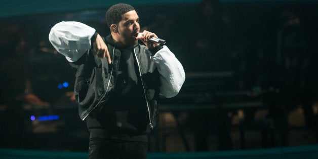 LONDON, ENGLAND - MARCH 24: Drake performs at O2 Arena on March 24, 2014 in London, England. (Photo by Ian Gavan/Getty Images)