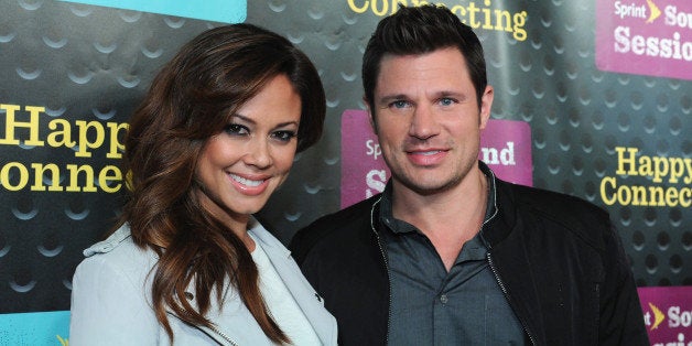 NEW YORK, NY - APRIL 29: Vanessa Minnillo Lachey and Nick Lachey attend Sprint Sound Sessions at Webster Hall on April 29, 2014 in New York City. (Photo by Craig Barritt/Getty Images for Sprint)