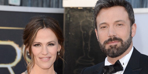 HOLLYWOOD, CA - FEBRUARY 24: Actress Jennifer Garner and actor-director Ben Affleck arrive at the Oscars at Hollywood & High