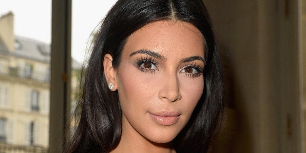 PARIS, FRANCE - JULY 09: Kim Kardashian attends the Valentino show as part of Paris Fashion Week - Haute Couture Fall/Winter