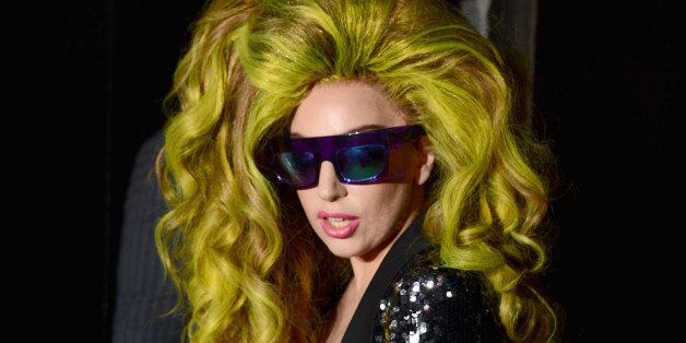 NEW YORK, NY - APRIL 02: Lady Gaga arrives at Roseland Ballroom on April 2, 2014 in New York City. (Photo by Theo Wargo/Getty Images)
