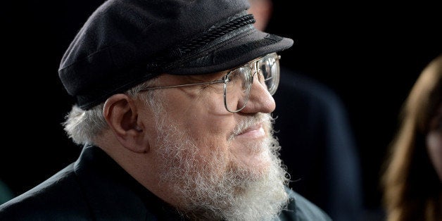 HOLLYWOOD, CA - MARCH 18: Co-Executive Producer George R.R. Martin arrives at the premiere of HBO's 'Game Of Thrones' Season