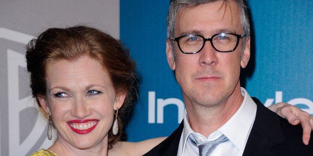 BEVERLY HILLS, CA - JANUARY 15: Actors Mireille Enos and Alan Ruck arrive at 13th Annual Warner Bros. And InStyle Golden Globe Awards After Party at The Beverly Hilton hotel on January 15, 2012 in Beverly Hills, California. (Photo by Kevork Djansezian/Getty Images)