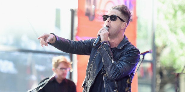 NEW YORK, NY - JULY 25: Ryan Tedder of OneRepublic performs on NBC's 'Today' at the NBC's TODAY Show on July 25, 2014 in New York, New York. (Photo by Jamie McCarthy/Getty Images)