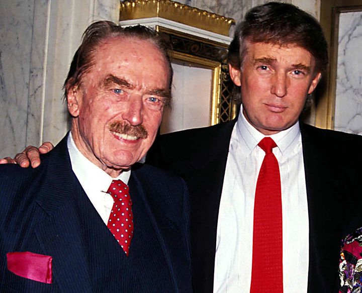 Fred and Donald Trump in 1992 