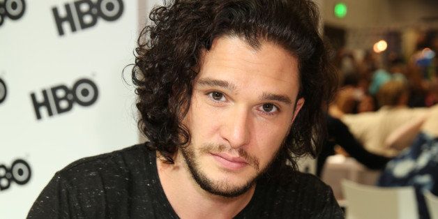 SAN DIEGO, CA - JULY 25: In this handout photo provided by Warner Bros., Kit Harington of 'Game of Thrones' attends Comic-Con International 2014 on July 25, 2014 in San Diego, California. (Photo by Chris Frawley/Warner Bros. Entertainment Inc. via Getty Images)