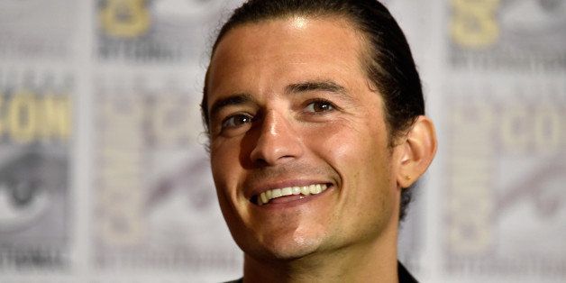 SAN DIEGO, CA - JULY 26: Actor Orlando Bloom attends 'The Hobbit: The Battle Of The Five Armies' Press Line during Comic-Con International 2014 at Hilton Bayfront on July 26, 2014 in San Diego, California. (Photo by Frazer Harrison/Getty Images)