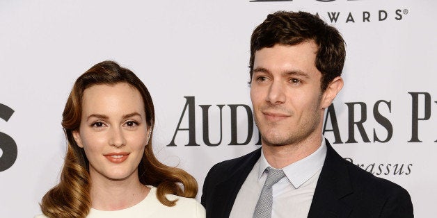 NEW YORK, NY - JUNE 08: Leighton Meester and Adam Brody attend the 68th Annual Tony Awards at Radio City Music Hall on June