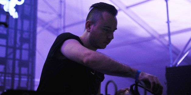 LOS ANGELES, CA - NOVEMBER 03: Electronic music artist Duke Dumont performs during Day 2 of the HARD Day Of The Dead electronic music festival at Los Angeles Historical Park on November 3, 2013 in Los Angeles, California. (Photo by Michael Tullberg/Getty Images)