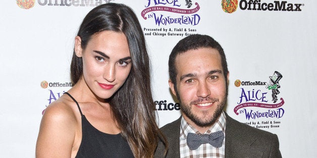 CHICAGO, IL - SEPTEMBER 15: Meagan Camper and Pete Wentz attend the Green Tie Ball XXI Benefiting Chicago Gateway Green at A. Finkl & Sons on September 15, 2012 in Chicago, Illinois. (Photo by Timothy Hiatt/Getty Images)