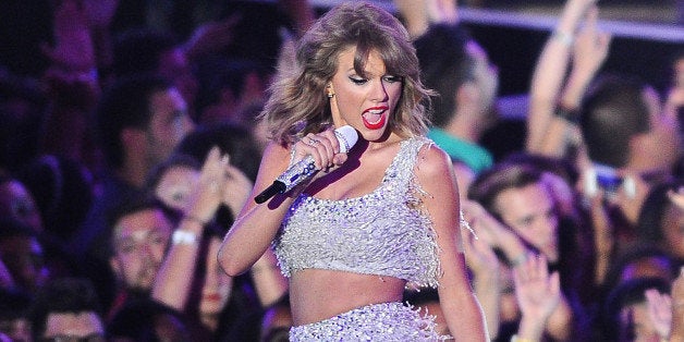 INGLEWOOD, CA - AUGUST 24: Taylor Swift performs onstage at the 2014 MTV Video Music Awards at The Forum on August 24, 2014 in Inglewood, California. (Photo by Jason LaVeris/FilmMagic)