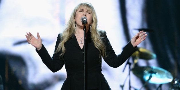 NEW YORK, NY - APRIL 10: Recording artist Stevie Nicks performs onstage at the 29th Annual Rock And Roll Hall Of Fame Induction Ceremony at Barclays Center of Brooklyn on April 10, 2014 in New York City. (Photo by Dimitrios Kambouris/WireImage for Rock and Roll Hall of Fame)