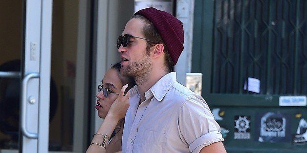 NEW YORK, NY - AUGUST 27: Robert Pattinson is seen in the East village on August 27, 2014 in New York City. (Photo by Alo Ceballos/GC Images)