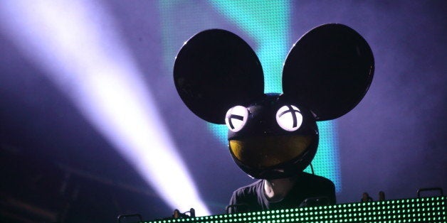 Joel Zimmerman aka Deadmau5 performs at the Ultra Music Festival at Bayfront Park, on Saturday, March 29, 2014 in Miami, Flo