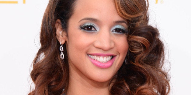 Dascha Polanco arrives at the 66th Annual Primetime Emmy Awards at the Nokia Theatre L.A. Live on Monday, Aug. 25, 2014, in L