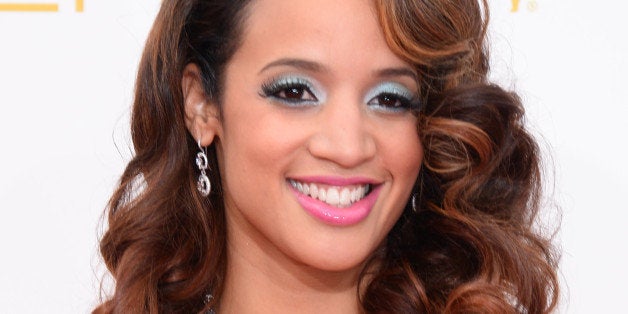 Dascha Polanco arrives at the 66th Annual Primetime Emmy Awards at the Nokia Theatre L.A. Live on Monday, Aug. 25, 2014, in Los Angeles. (Photo by Jordan Strauss/Invision/AP)