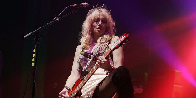 SYDNEY, AUSTRALIA - AUGUST 24: Courtney Love performs 'You Know My Name' tour at Enmore Theatre on August 24, 2014 in Sydney, Australia. (Photo by Mark Metcalfe/Getty Images)