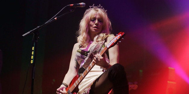 SYDNEY, AUSTRALIA - AUGUST 24: Courtney Love performs 'You Know My Name' tour at Enmore Theatre on August 24, 2014 in Sydney
