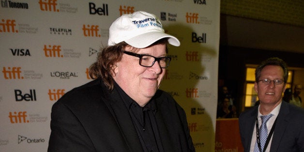 TORONTO, ON - SEPTEMBER 08: Filmmaker Michael Moore attends the 'Roger & Me' anniversary screening during the 2014 Toronto International Film Festival at Ryerson Theatre on September 8, 2014 in Toronto, Canada. (Photo by Aaron Harris/Getty Images)