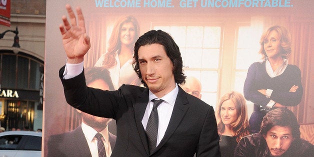 HOLLYWOOD, CA - SEPTEMBER 15: Actor Adam Driver arrives at the Los Angeles premiere of 'This Is Where I Leave You' at TCL Chi