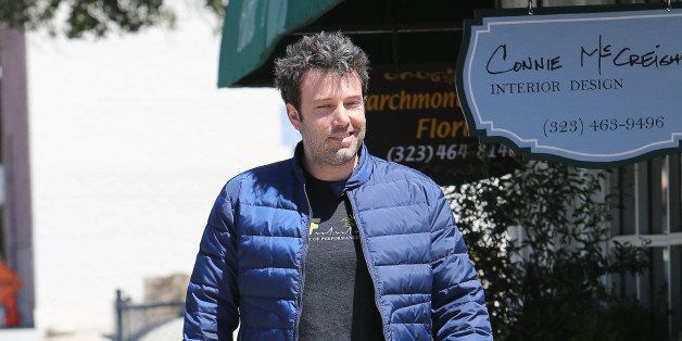LOS ANGELES, CA - APRIL 24: Actor Ben Affleck is seen on April 24, 2014 in Los Angeles, California. (Photo by SMXRF/Star Max/GC Images)