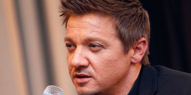 WASHINGTON, DC - SEPTEMBER 23: Actor Jeremy Renner answers audience questions at Capitol File's 'Kill the Messenger' Screening at MPAA on September 23, 2014 in Washington, DC. (Photo by Paul Morigi/Getty Images for Capitol File Magazine)